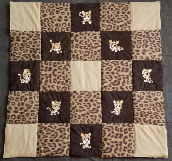 Baby Leopards Soft Blanket picture