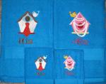 His and Hers Birdhouses Bath Towels
