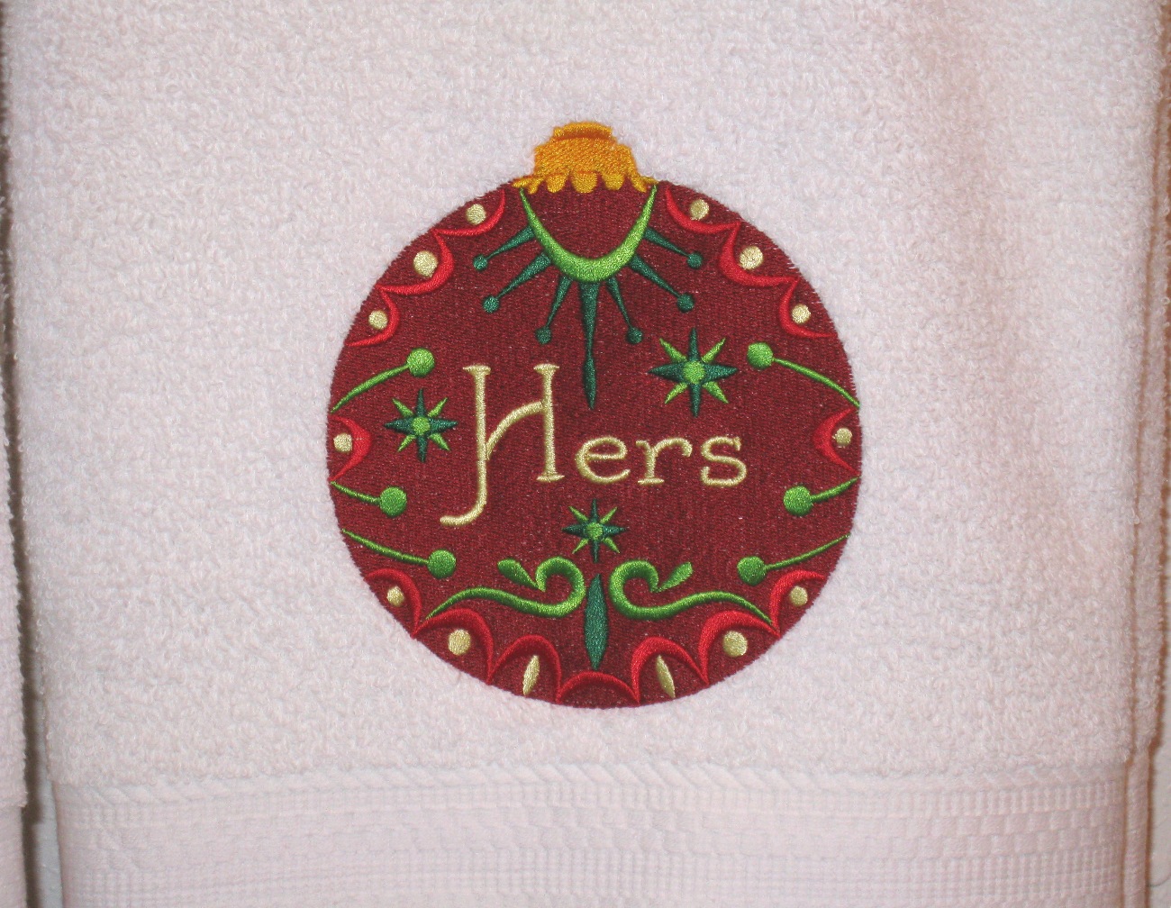 Christmas Ornament Towels picture