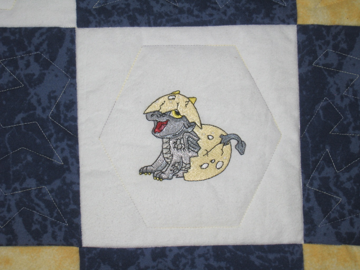 Boy or Girl Baby Hatching Dragons Soft Flannel Blanket picture