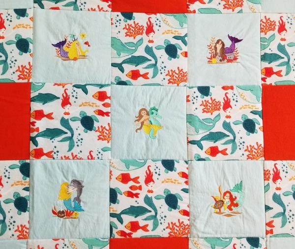 Mermaids Soft Flannel Blanket picture