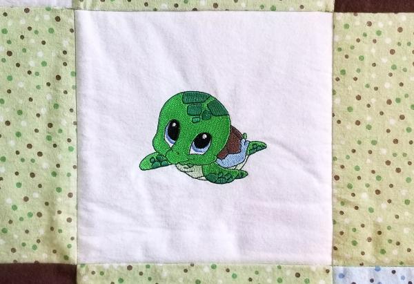 Baby Turtles Soft Flannel Blanket picture