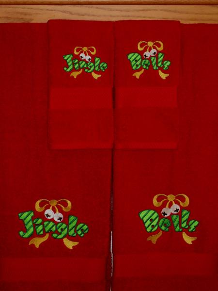 Christmas Jingle Bells Towel Sets picture