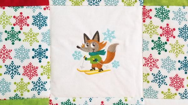 Winter Animals Soft Flannel Blanket picture