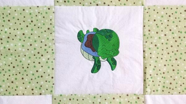 Baby Turtles Soft Flannel Blanket picture
