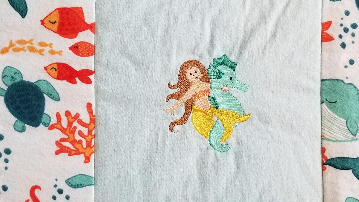 Mermaids Soft Flannel Blanket picture
