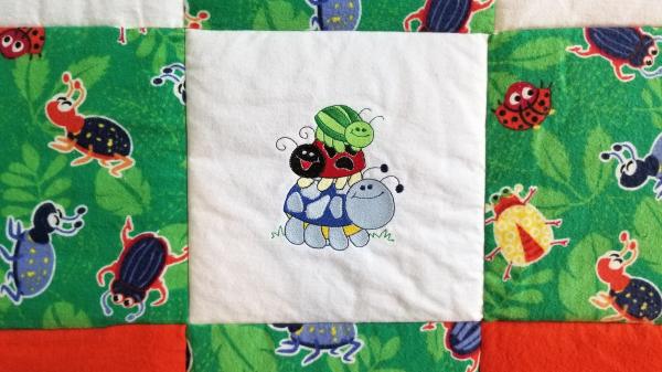 BEETLES and LADYBUGS Soft Flannel Blanket picture