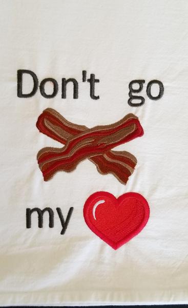 Bacon Extra Large Flour Sack Towels picture