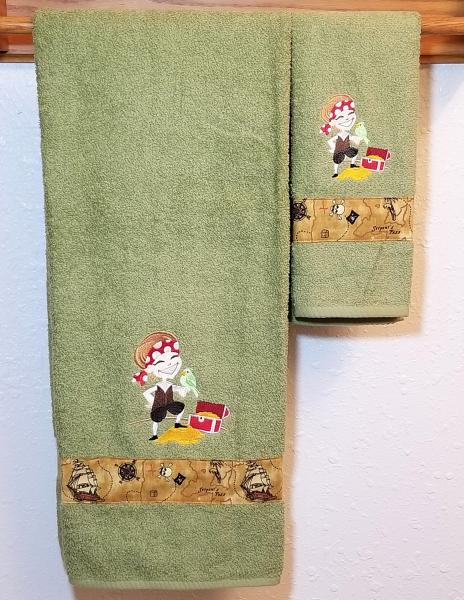 Pirate Bath Towel - Fun Pirate Towels - For All Treasure Seeking Pirates! picture