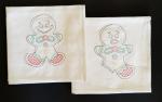 Christmas Gingerbread Man Cookies Towel Set