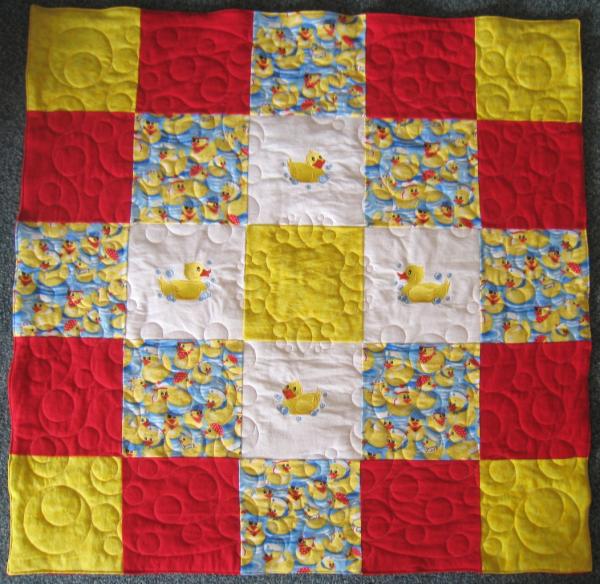 Yellow Ducks Soft Flannel Blanket picture