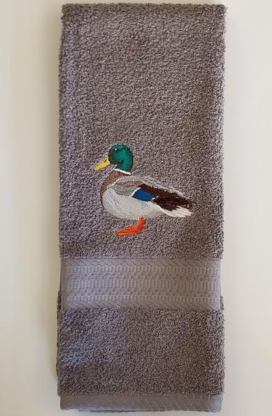 Mallard Embroidered Hand Towel picture