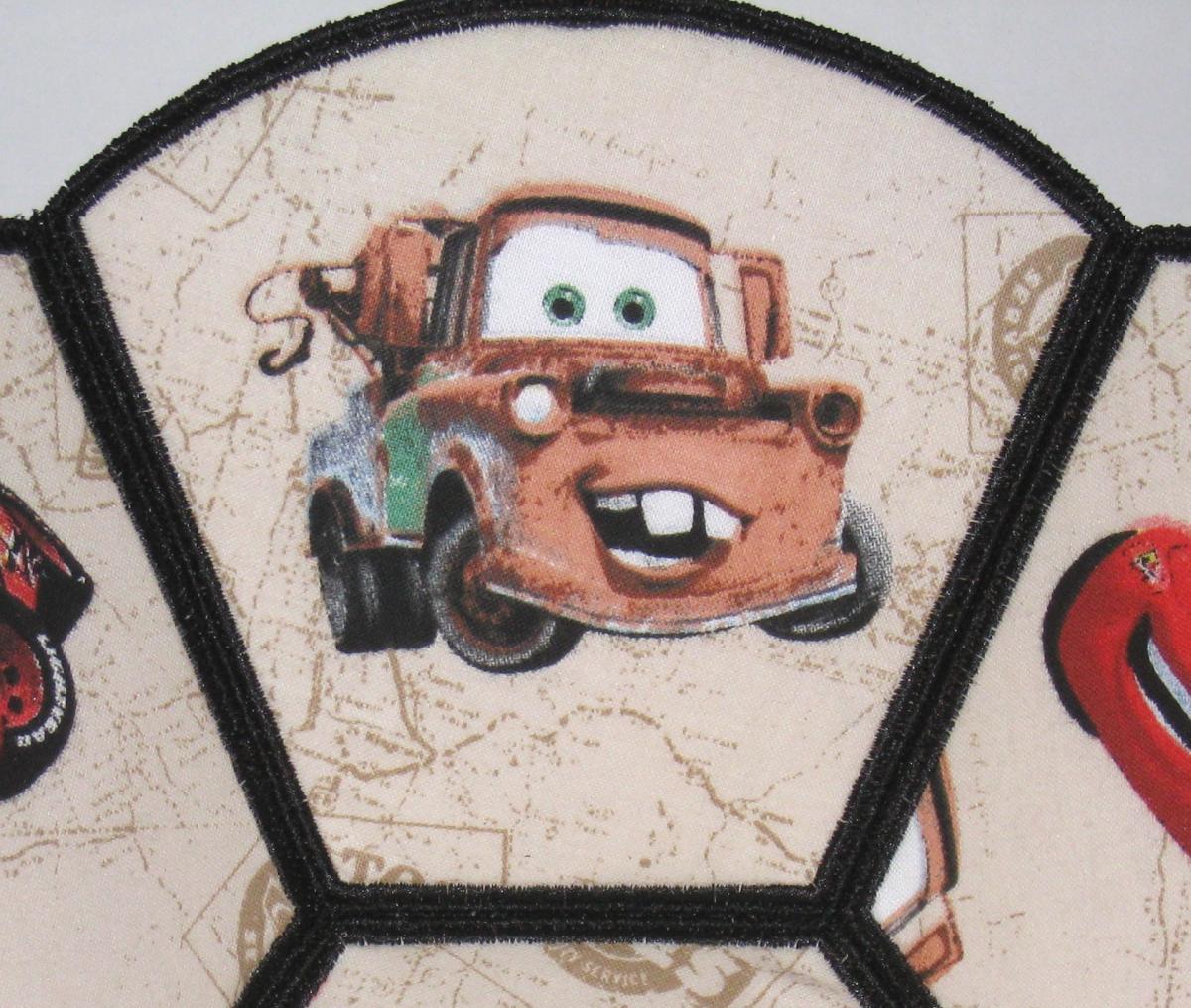 Cars Lightning McQueen and Mater Disney Decorative Fabric Bowls picture