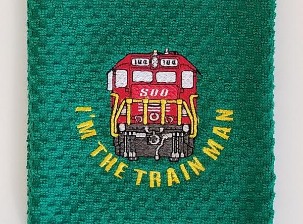 Train Kitchen Hand Towel