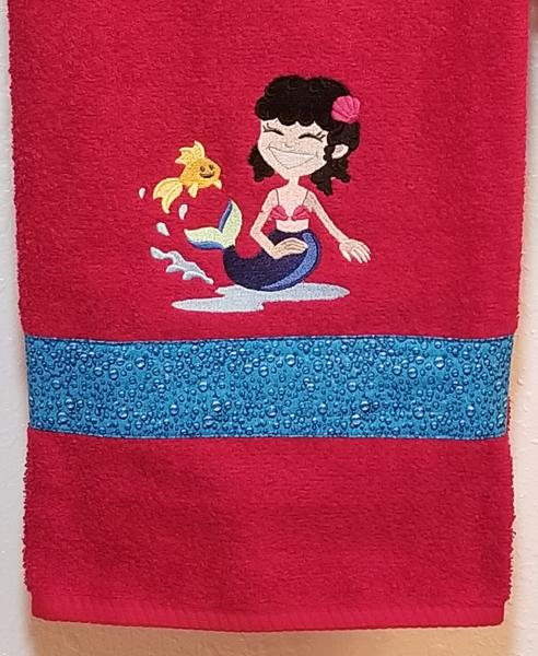 MERMAID GIRL'S Bath Towel - Fun Mermaid Towels - For All Sea Loving Gals! For Your Mermaid Fans picture