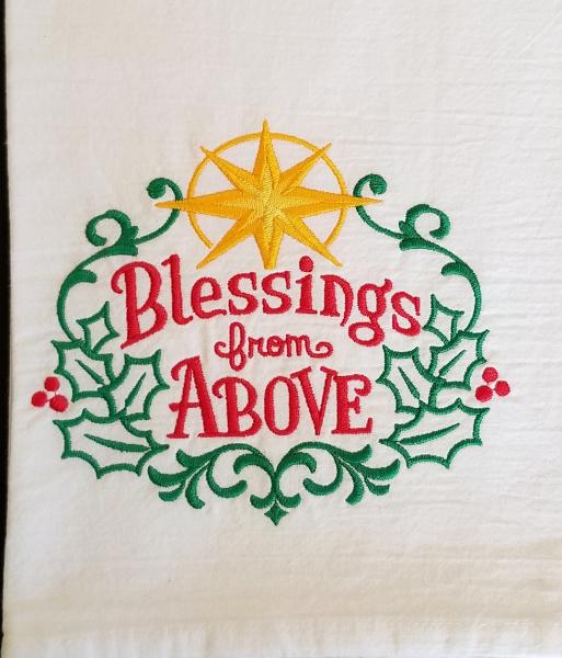 Variety of Christmas Extra Large Flour Sack Towels picture