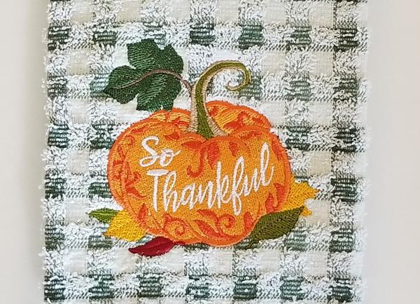 Autumn and Thanksgiving Theme Kitchen Hand Towels