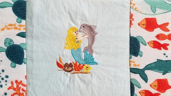 Mermaids Soft Flannel Blanket picture