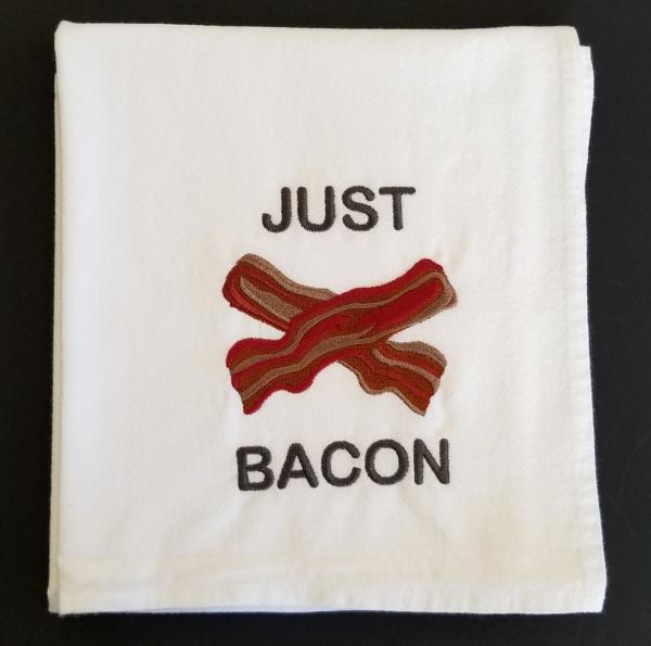 JUST BACON Extra Large Flour Sack Towels picture