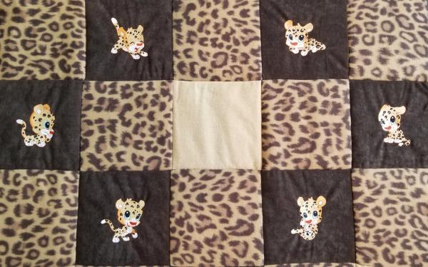 Baby Leopards Soft Blanket picture
