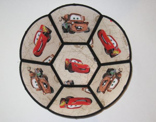 Cars Lightning McQueen and Mater Disney Decorative Fabric Bowls picture