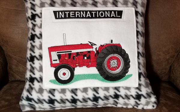 Red Tractor Pillows picture