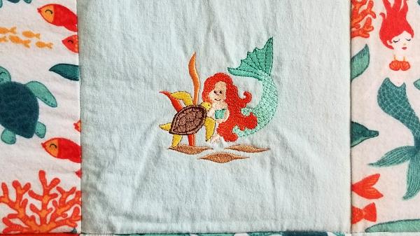 Mermaids Soft Flannel Blanket picture