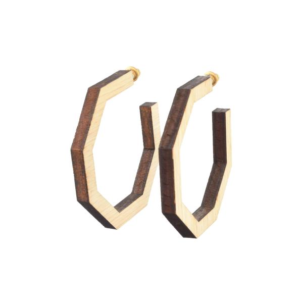 WOOD OCTAGON HOOPS