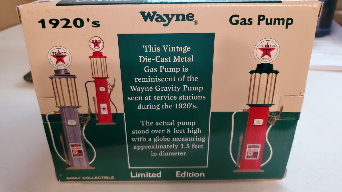 Texaco Collectible Gas Pump picture