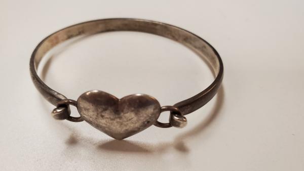 Sterling Silver Heart Bangle picture
