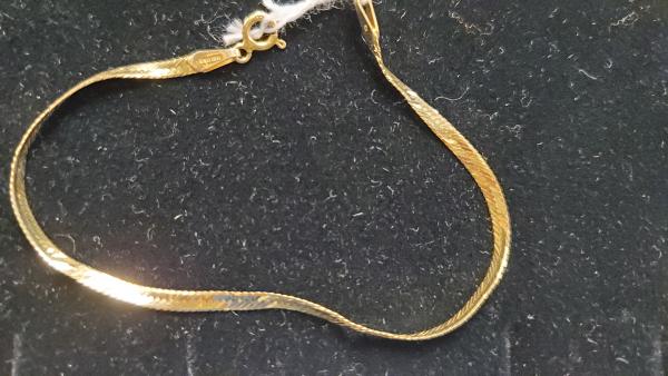 Gold Herringbone Bracelet picture