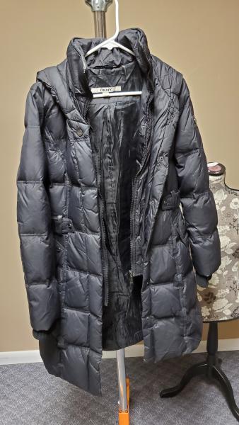 DKNY hooded down parka picture