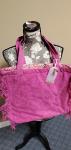 2 Chic Terry cloth tote