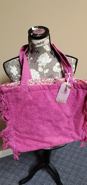 2 Chic Terry cloth tote picture