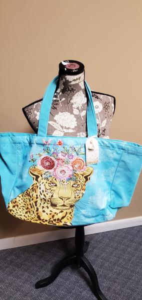 Flower Crown Animal Tote Bag picture