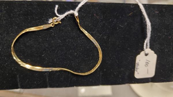 Gold Herringbone Bracelet picture