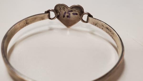 Sterling Silver Heart Bangle picture