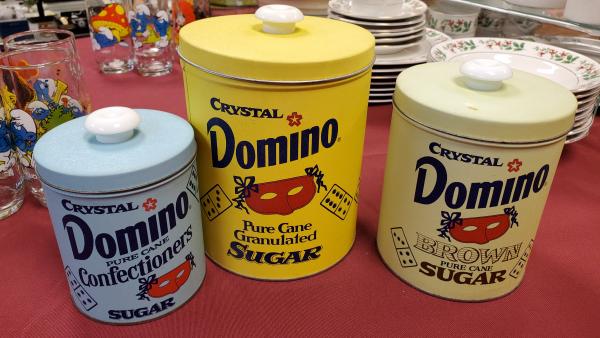 Domino Sugar Tin Set picture