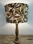 Golden wattle lampshade