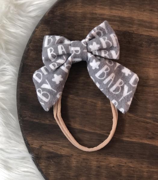 Baby Bow Nylon Headband picture