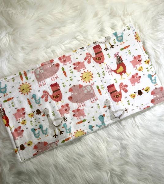 Farm Animals Burp Cloth picture