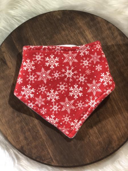 Falling Snow Bandana Bib picture