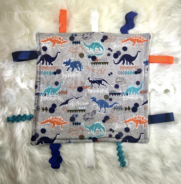 Grey Dinos Taggie Blanket picture