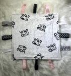 Pink Wild Child Taggie Blanket