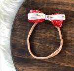 Christmas Trees Ribbon Bow Nylon Headband