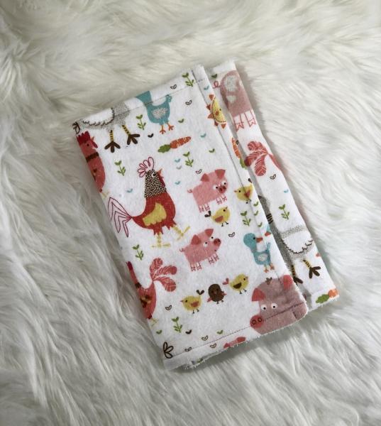 Farm Animals Burp Cloth