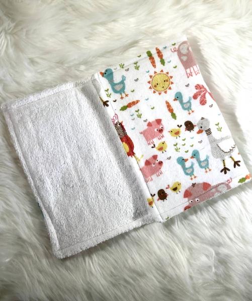 Farm Animals Burp Cloth picture