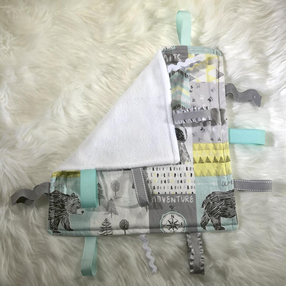 Let's Explore Taggie Blanket picture