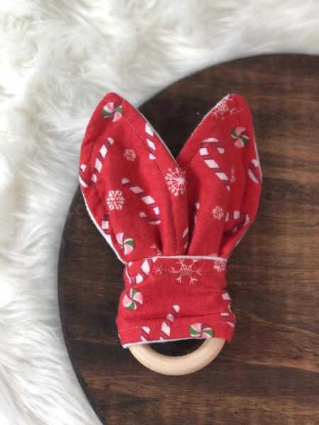 Candy Canes Crinkle Teether