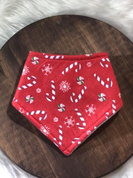 Candy Canes Bandana Bib picture